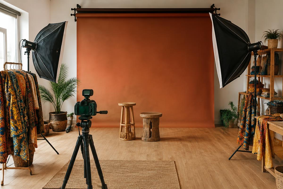 Inside the amafirka studio — our studio, Yaba, Lagos, Nigeria